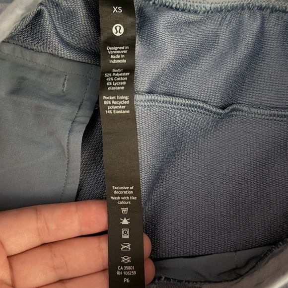 Lululemon City Sweat Jogger 29" *French Terry Spectral Chambray River Blue - Picture 9 of 9